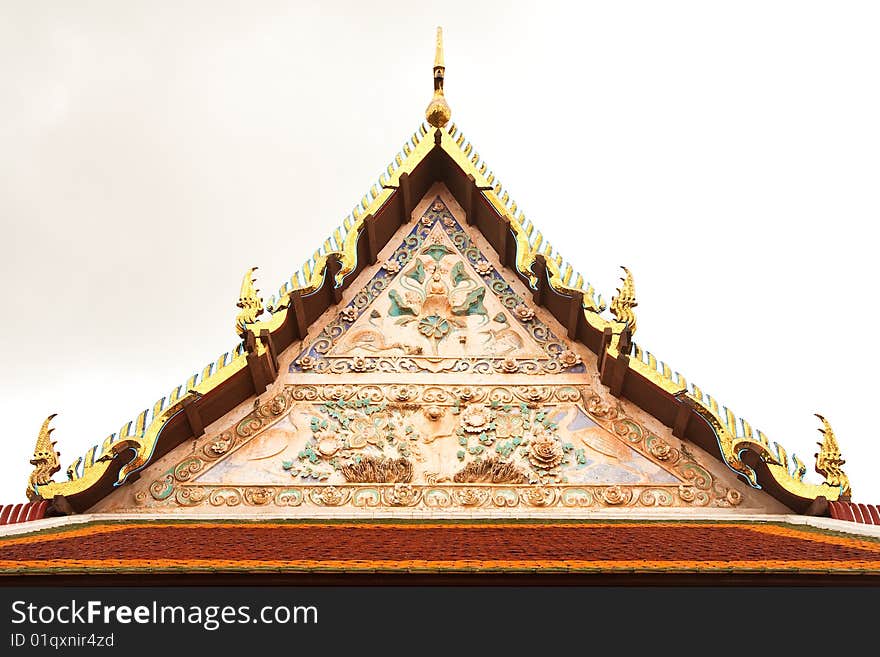 Roof Of Thai Style Architecture