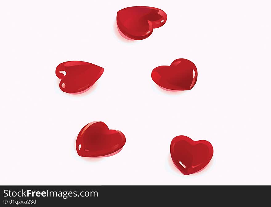 Glass hearts