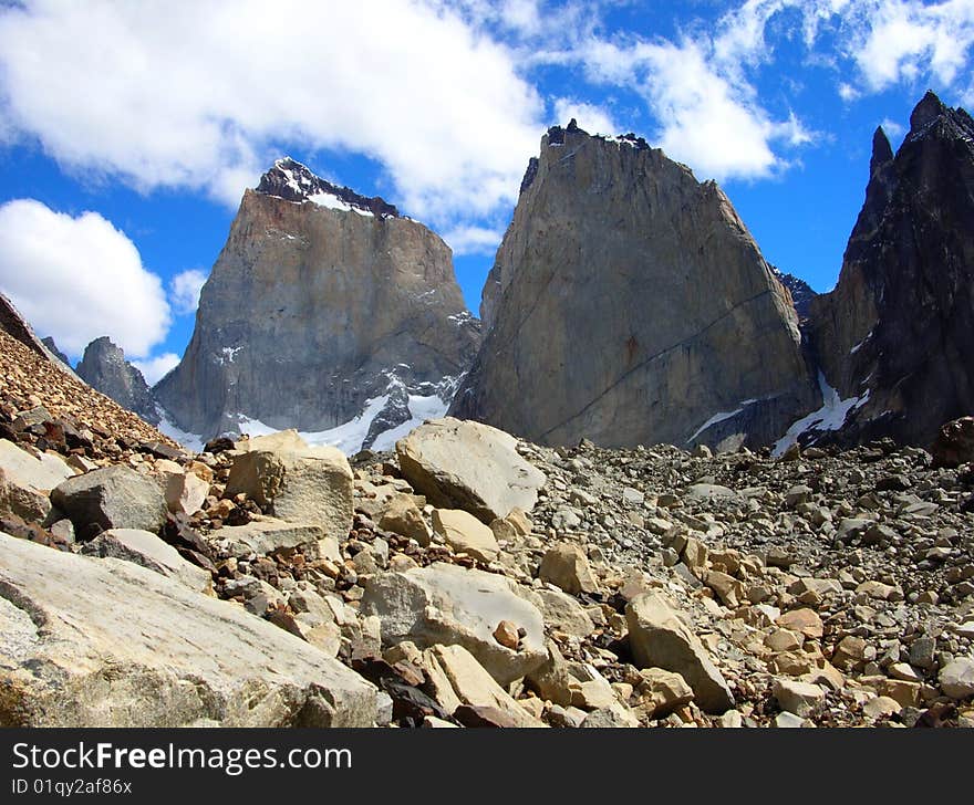 Rocks of Southern Andes