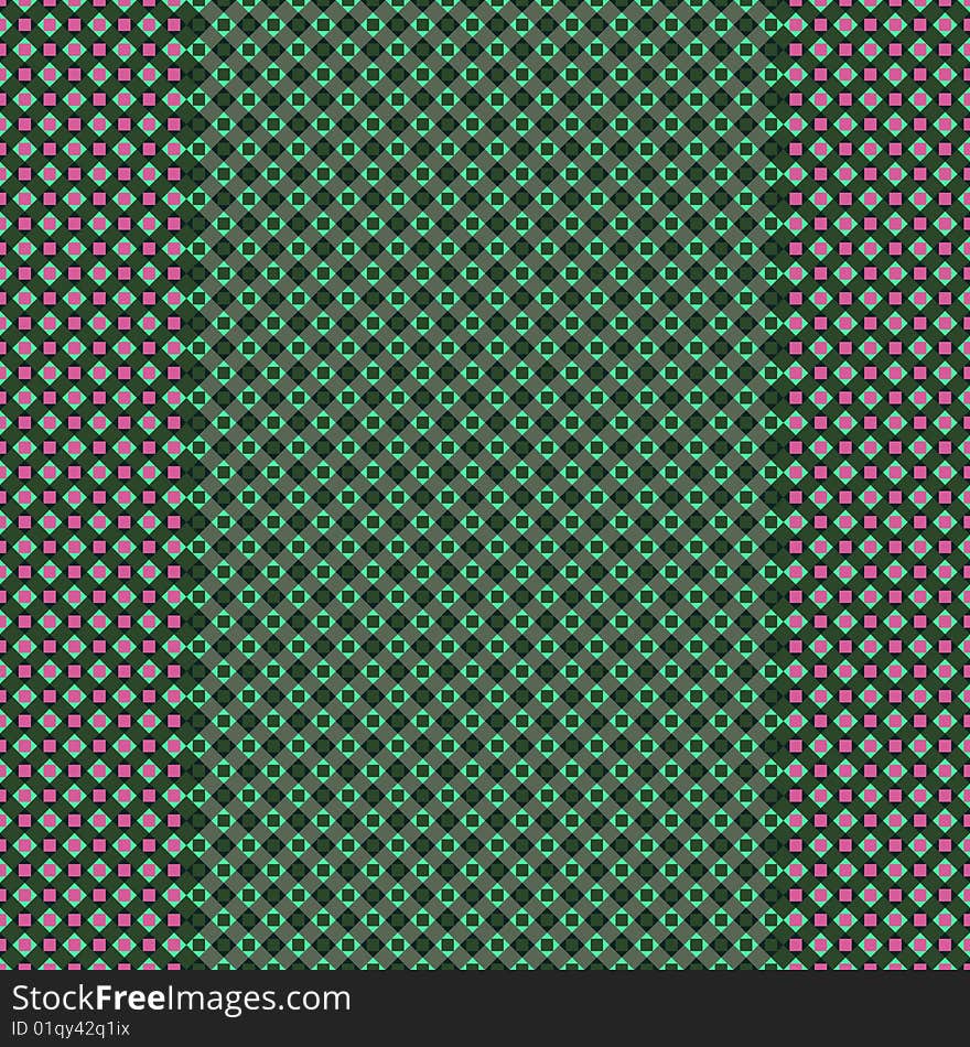 Green Pink red vectored checkered design. Green Pink red vectored checkered design.