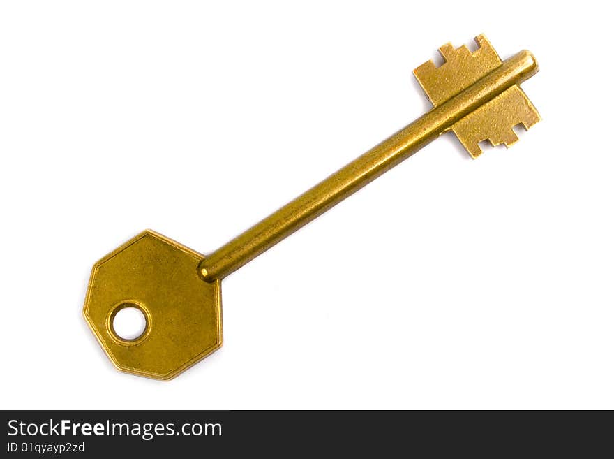 Old golden key