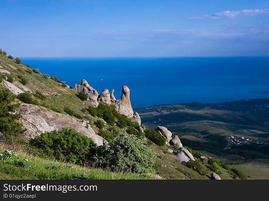 Valley of ghostes in Crimea