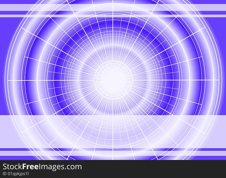 Digital backgroundr with radial grid and copy space. Additional vector format in EPS (v.8).