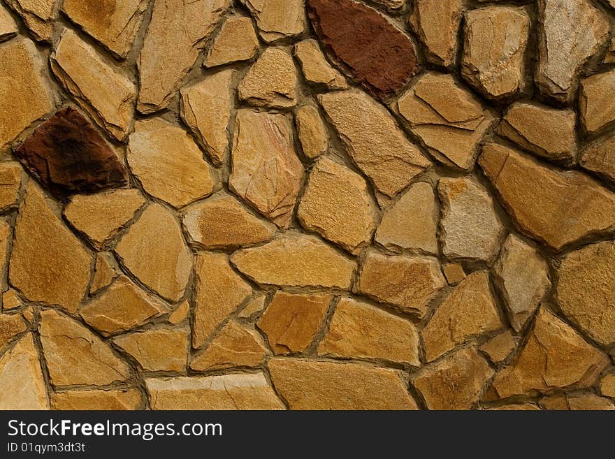 Stone wall texture, natural light