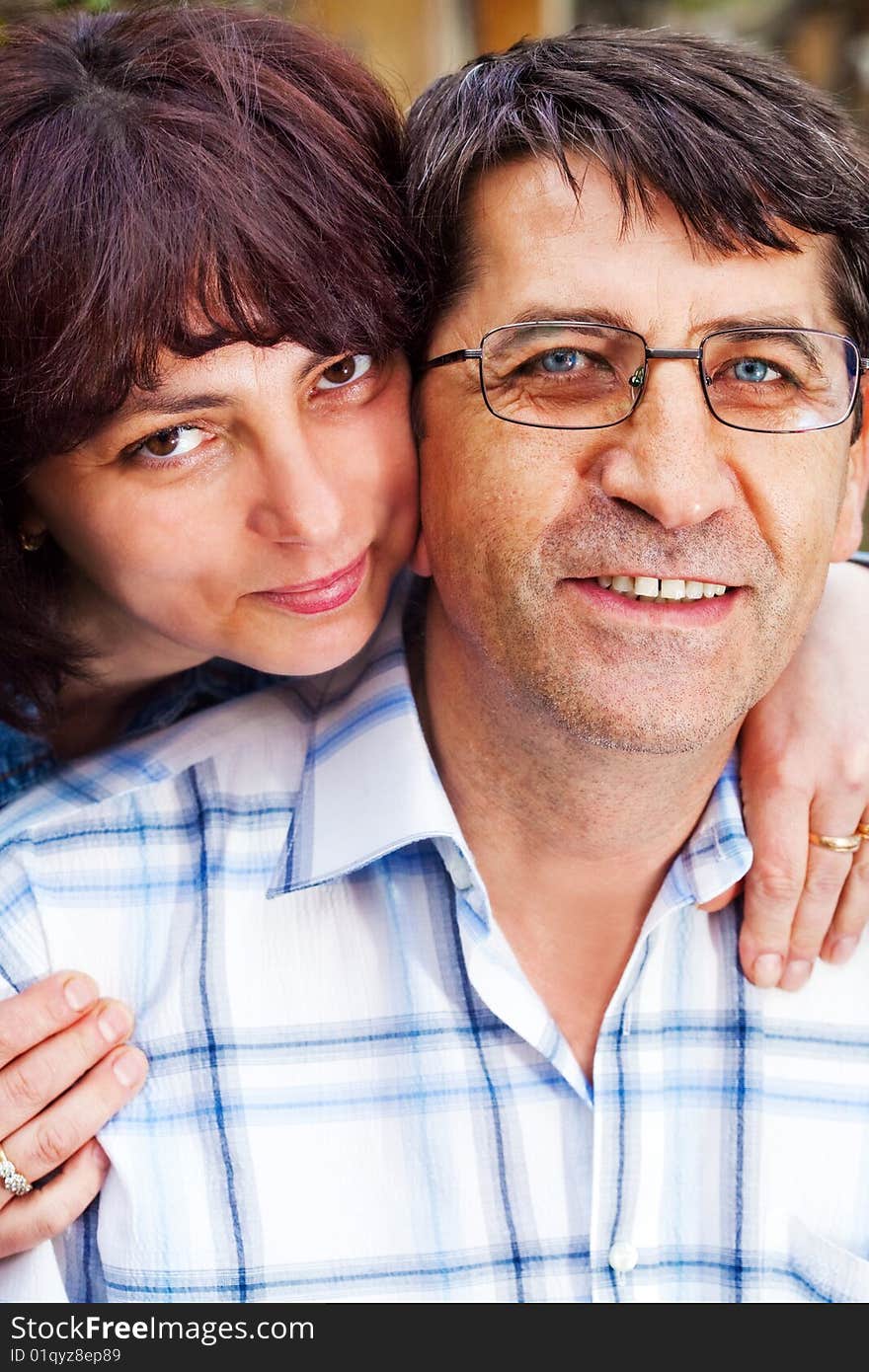 Family Happy Couple - Husband And Wife