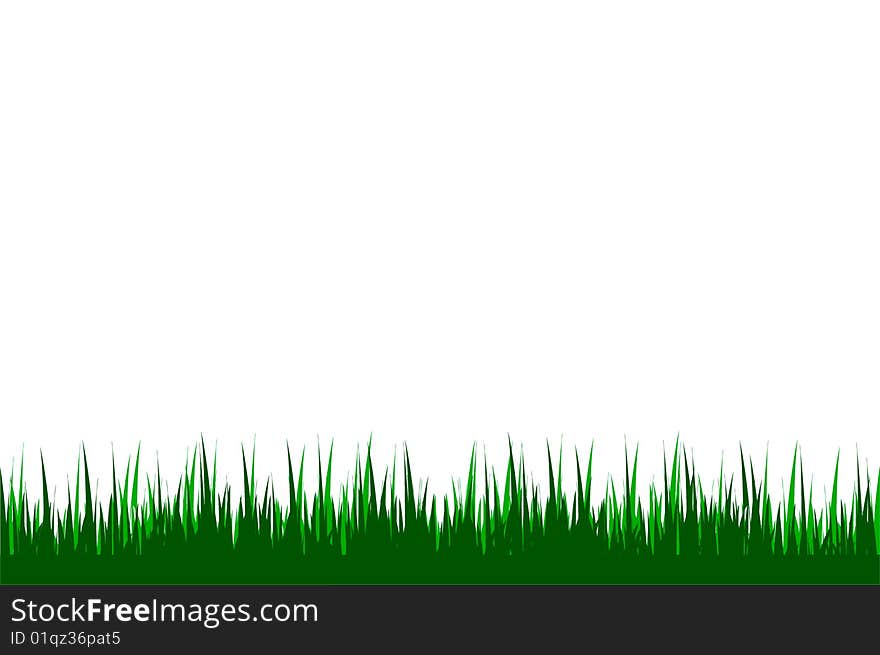 Illustration of fresh green grass