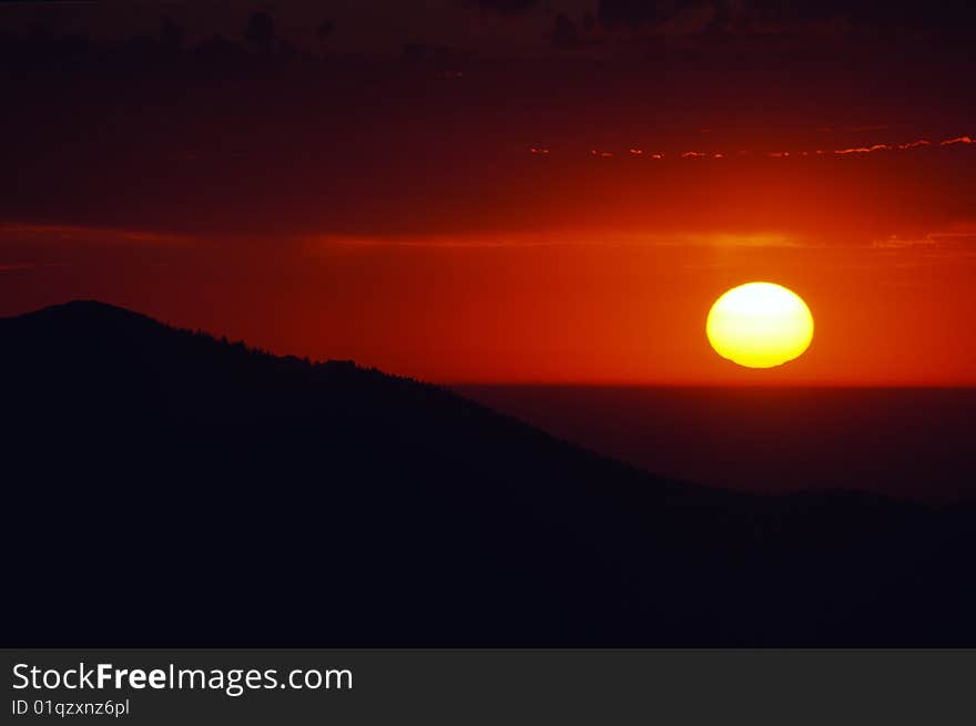 Sunrise On Longs Peak