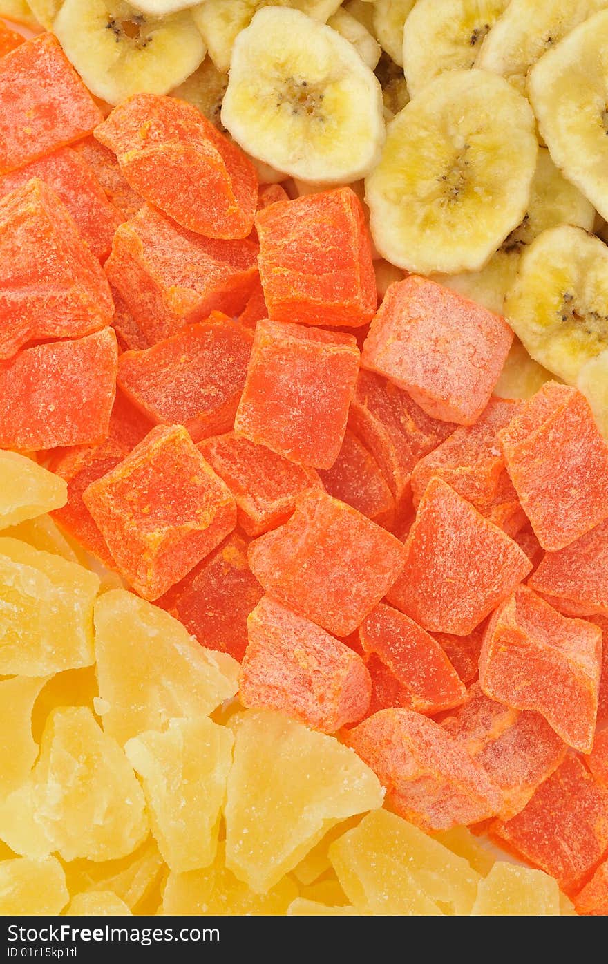 Dried tropical fruits