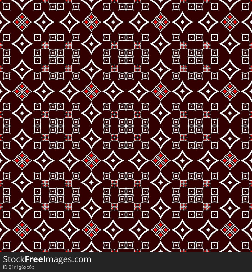 Seamless pattern with geometric elements. Vector. Seamless pattern with geometric elements. Vector.