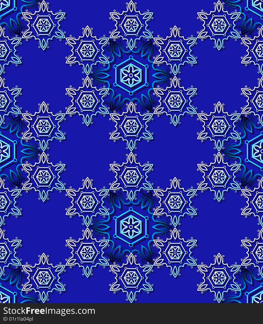 Vector illustration of Seamless Ornament Pattern