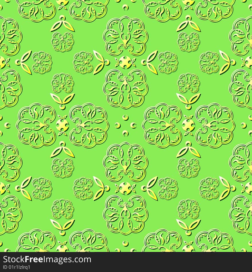 Vector illustration of Seamless Ornament Pattern