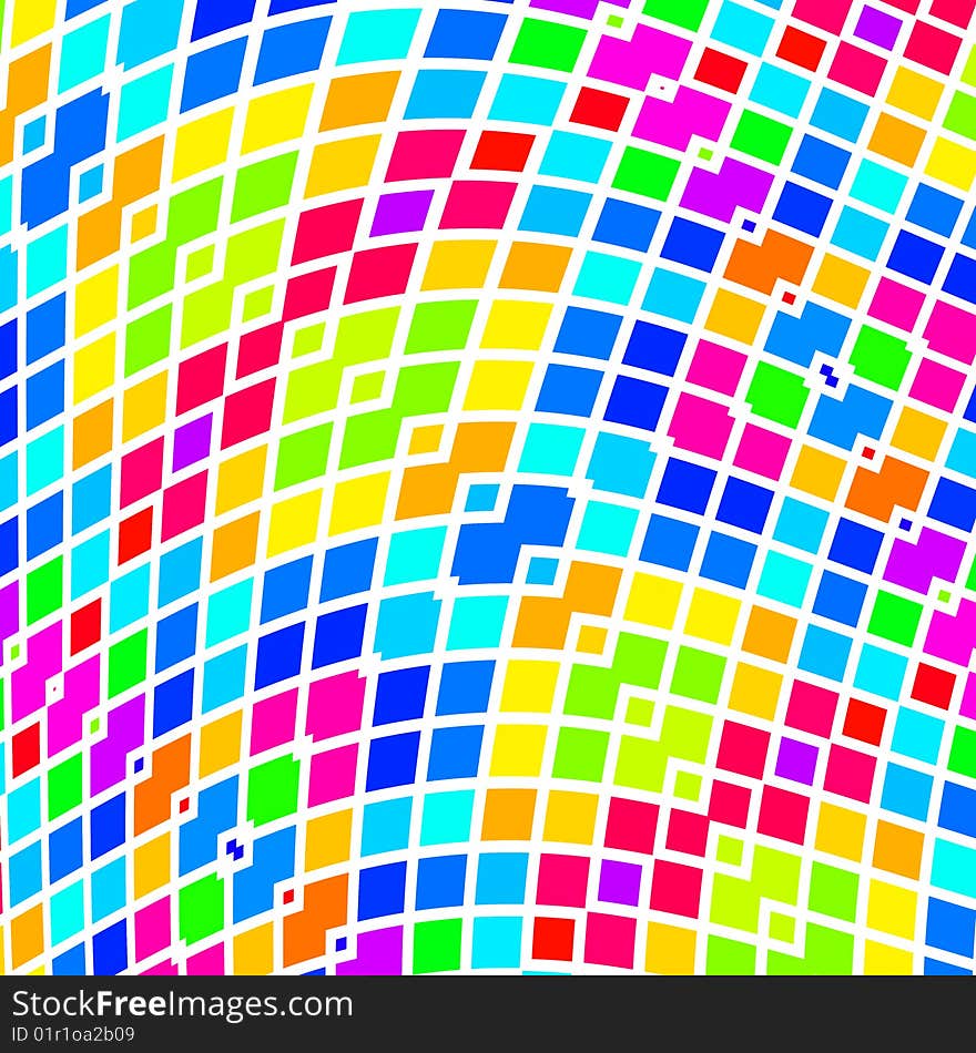 Color wave pattern