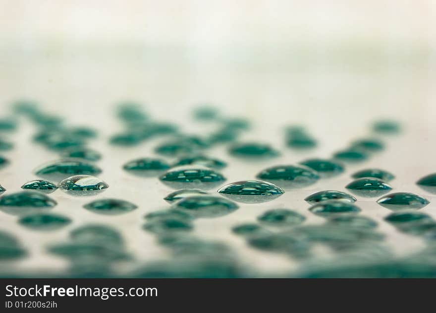 Macro studio shot water drops. Macro studio shot water drops