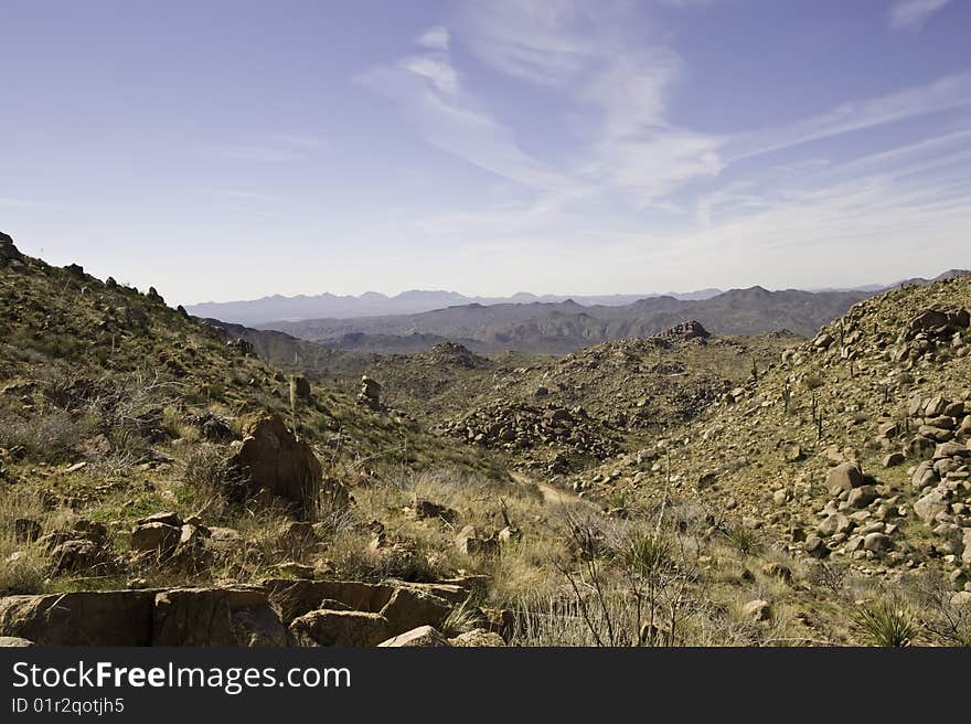 Arizona Desert Mountain View