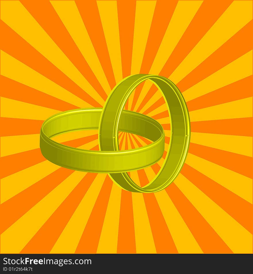 Wedding ring (vector)