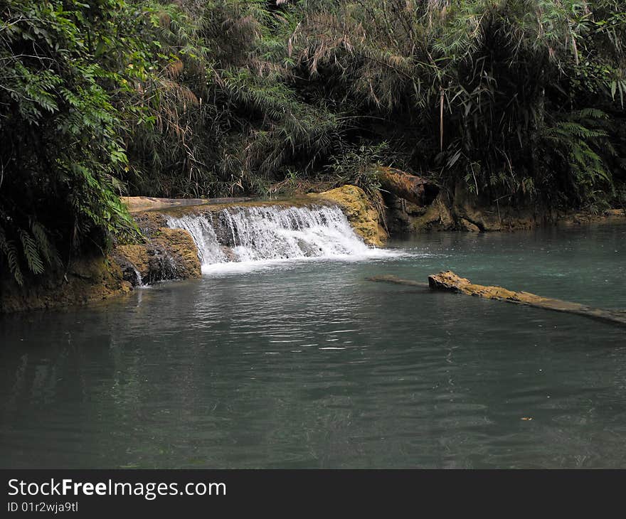 Waterfall in Laos