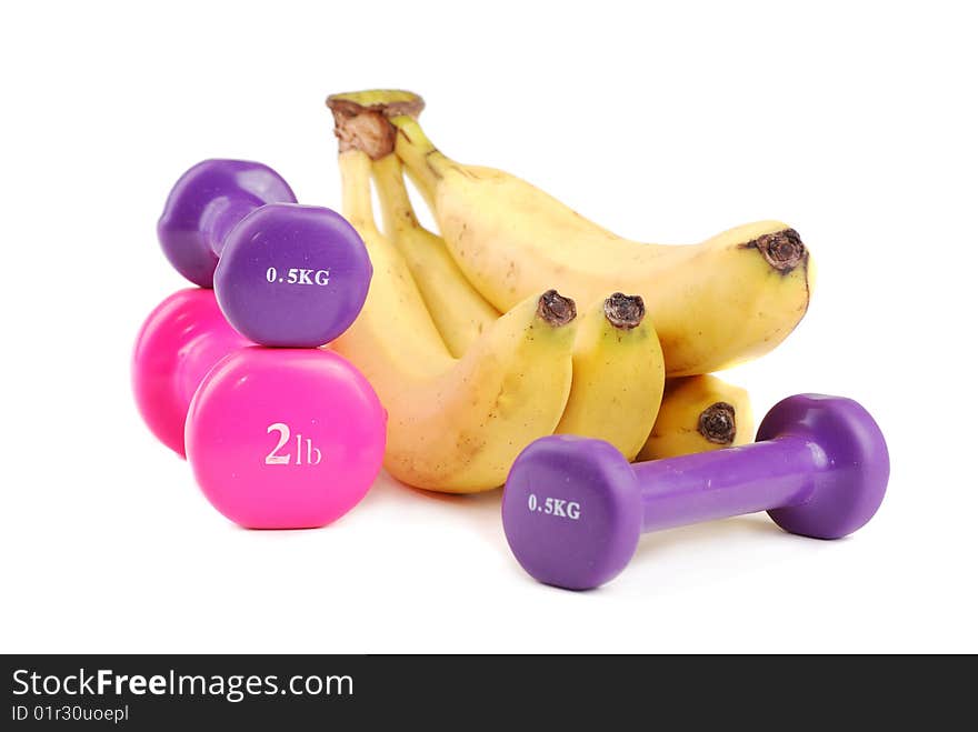 Banana And Dumbbells