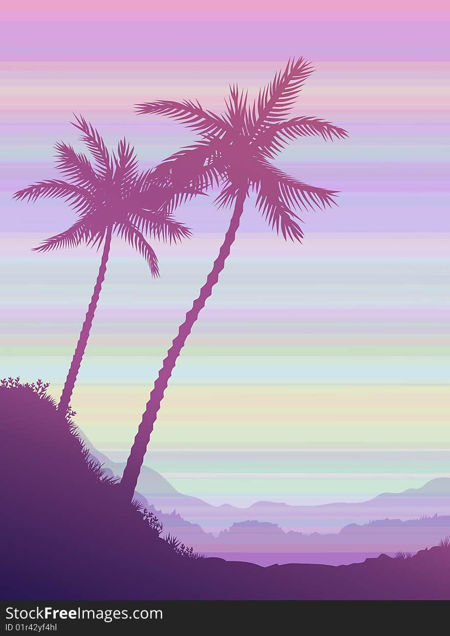 Two palms