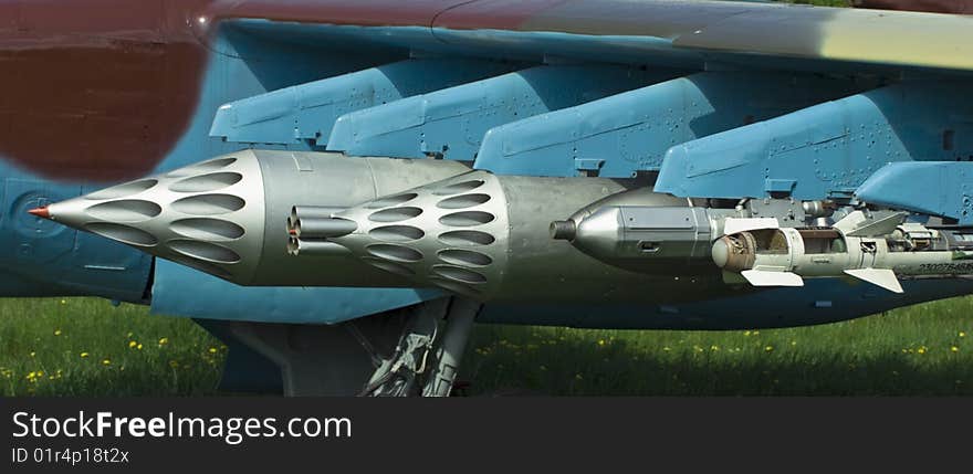 Airplane guns armament and bomb