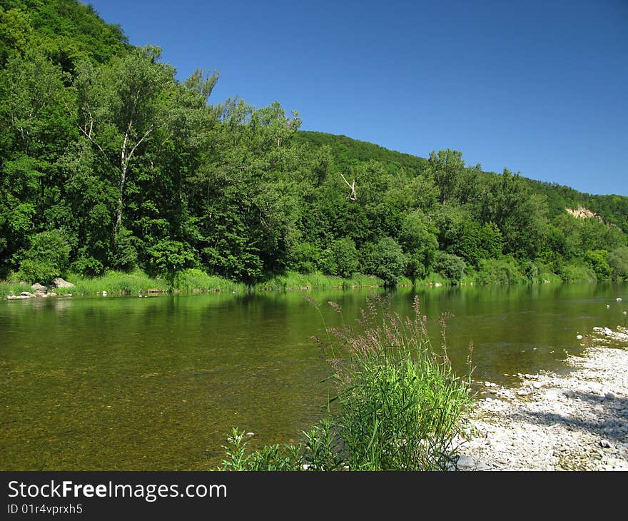 River (Clear river in summer)