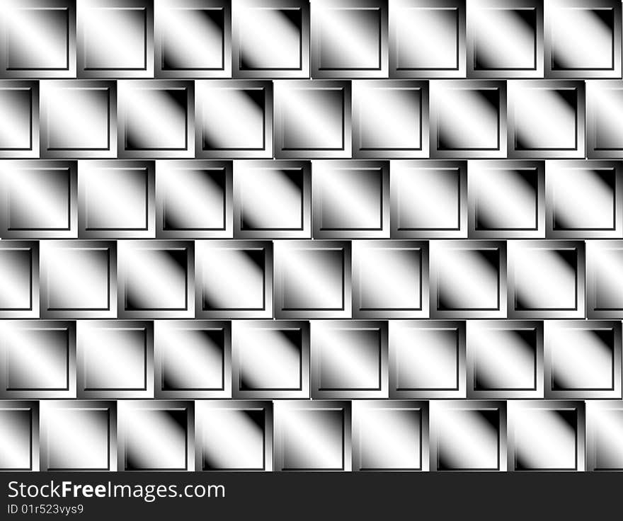 Silver illustration with shapes. Abstract background. Silver illustration with shapes. Abstract background