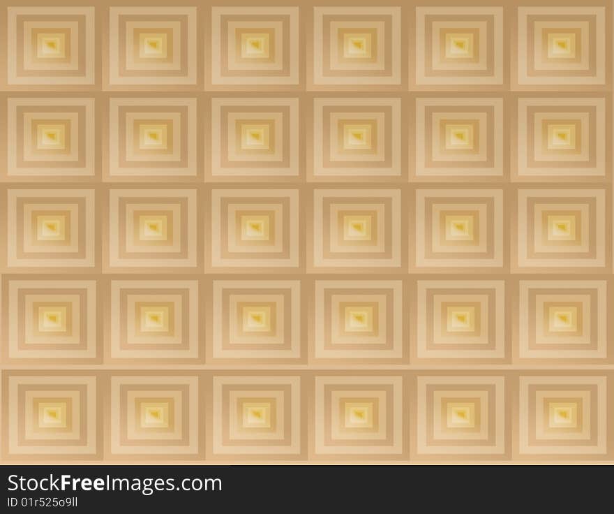 Square brown texture. Abstract shapes illustration design