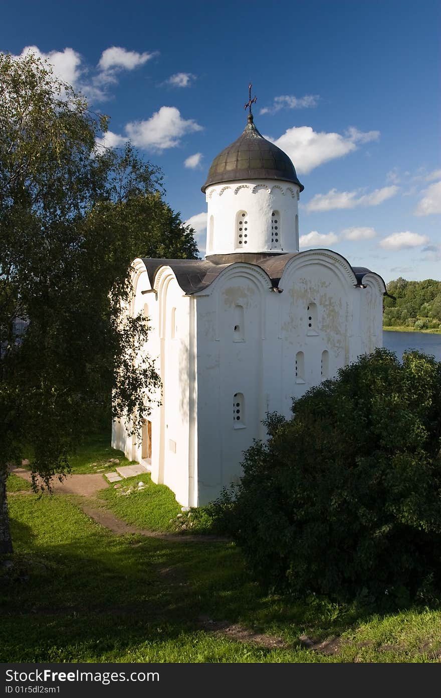 Staraya Ladoga fortress on Volkhov river, Leningrad region, St. Petersburg, Russia. Staraya Ladoga fortress on Volkhov river, Leningrad region, St. Petersburg, Russia