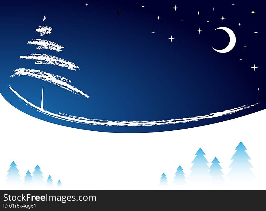 Winter background with place for your text