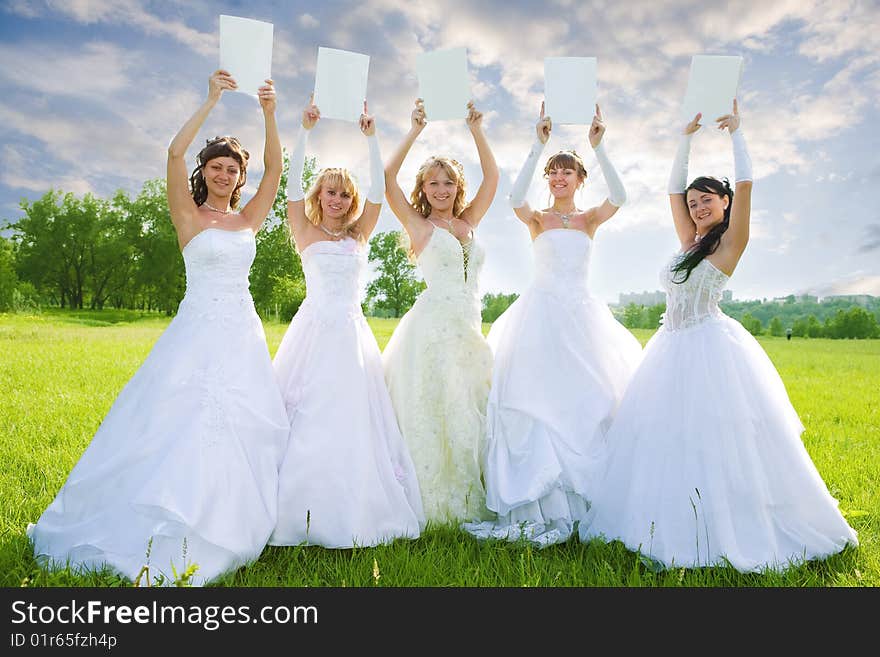 Beauty Group Of Bride