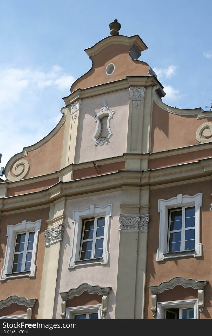 Old house in opole city, poland