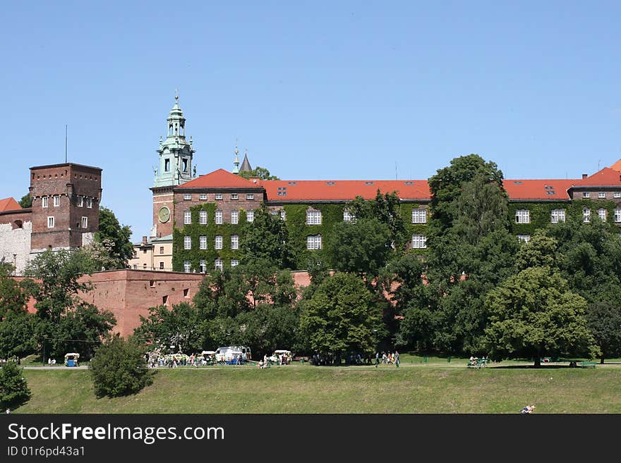 Wawel royal castle, krakow, poland