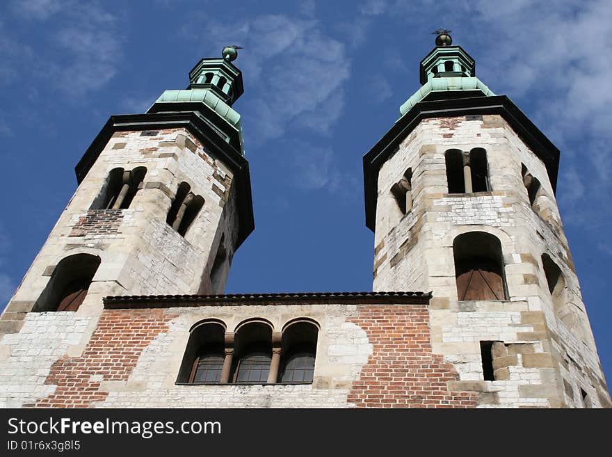 Saint andrew church, krakow, poland