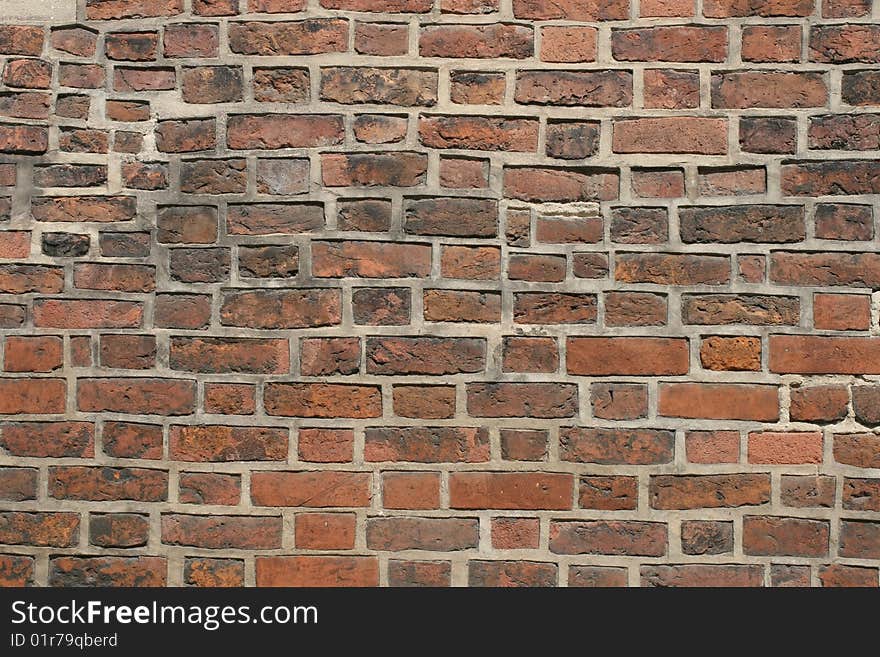 Old church wall, historic building in poland. Old church wall, historic building in poland