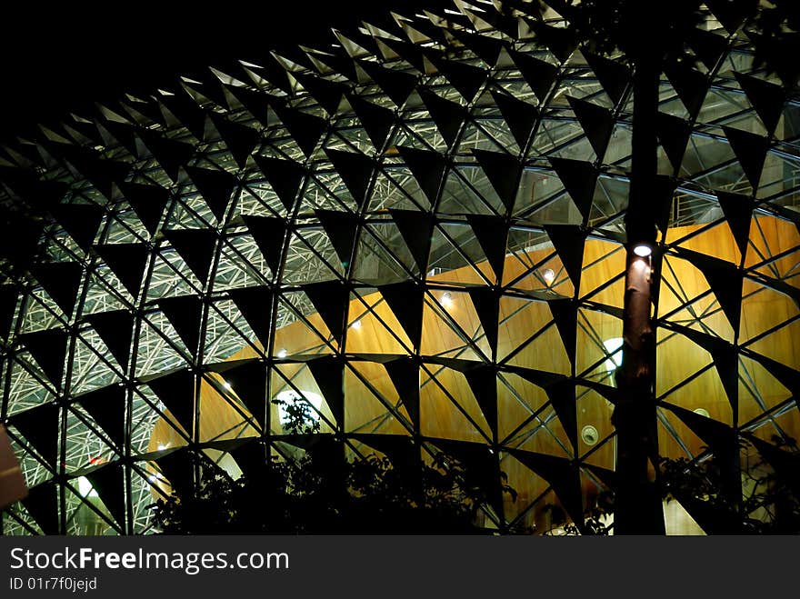 Singapore:  Dramatic Roof Of Esplanade Theatre