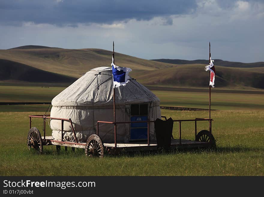 House on grassland