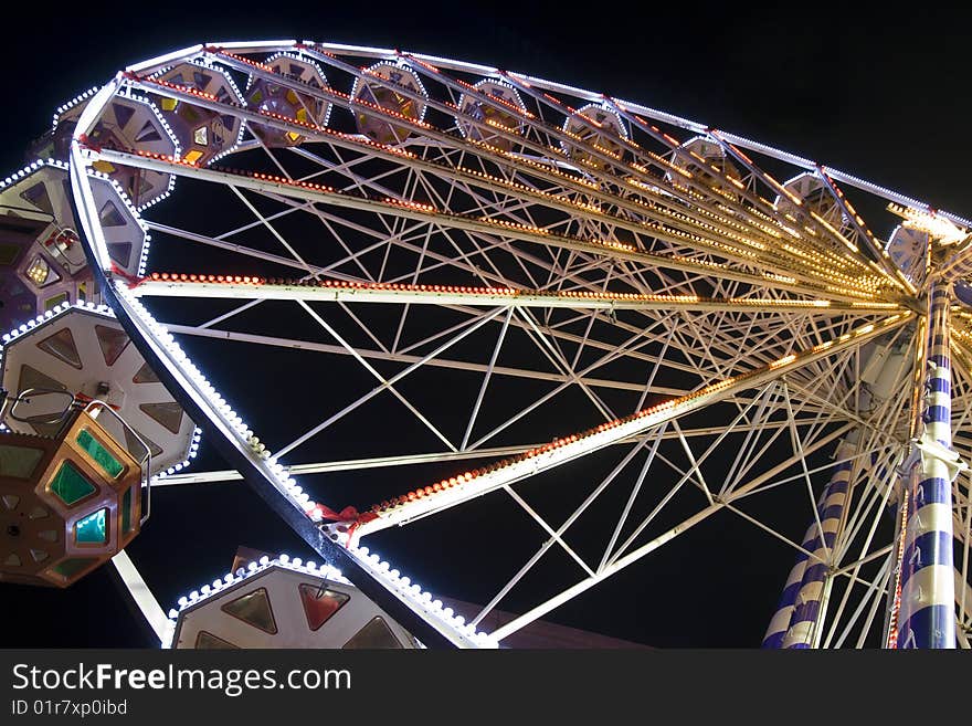 Ferris Wheel at night in Berlin. Ferris Wheel at night in Berlin