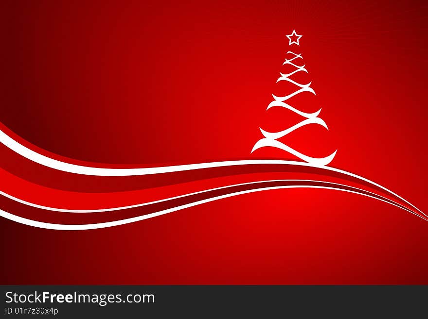 Vector illustration of Christmas Tree