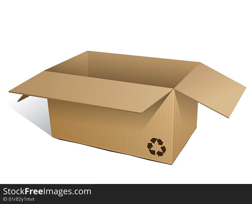 Corrugated box (ecologic)