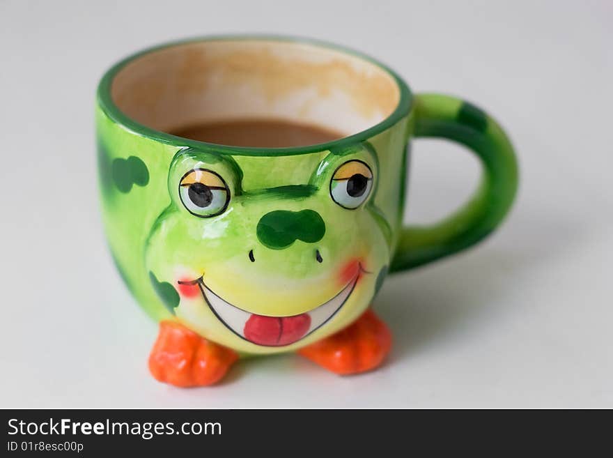 Funny frog-like cup