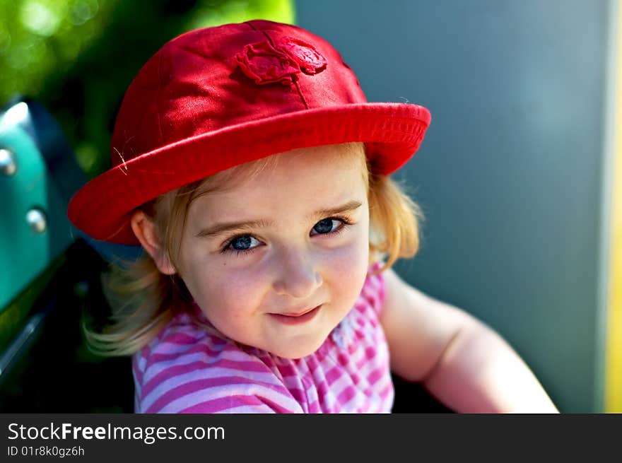 4 years old girls summer portrait. 4 years old girls summer portrait