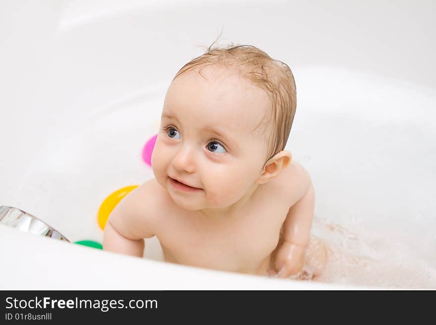 Baby In Bath