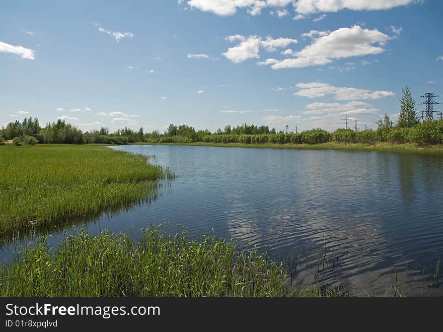 Sources of the of the taiga rivers of the Siberian edge. Sources of the of the taiga rivers of the Siberian edge