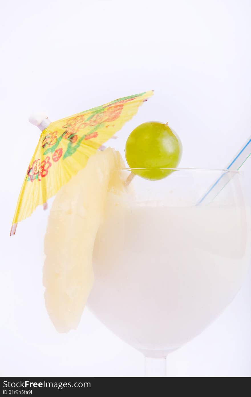 Alcohol Drink on white background