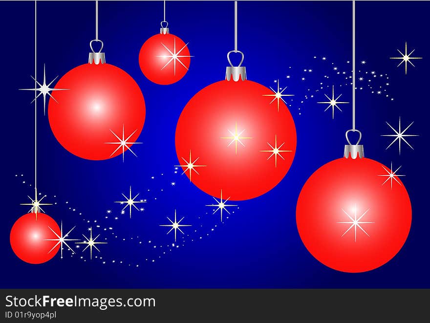 Illustration of a christmas background