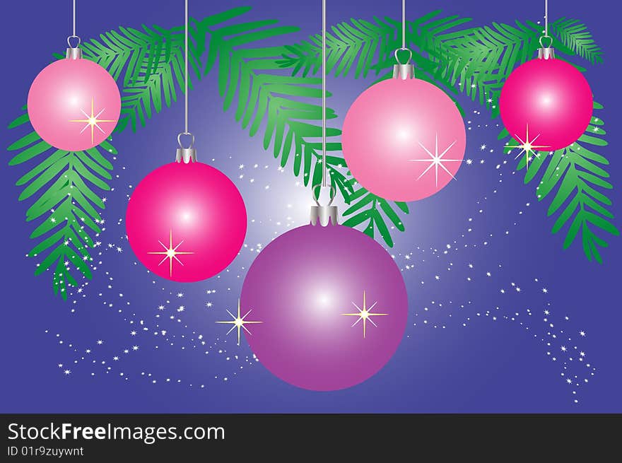 A illustration of a christmas background. A illustration of a christmas background