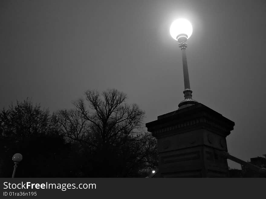 Stock image of fall foliage at Boston Public Garden