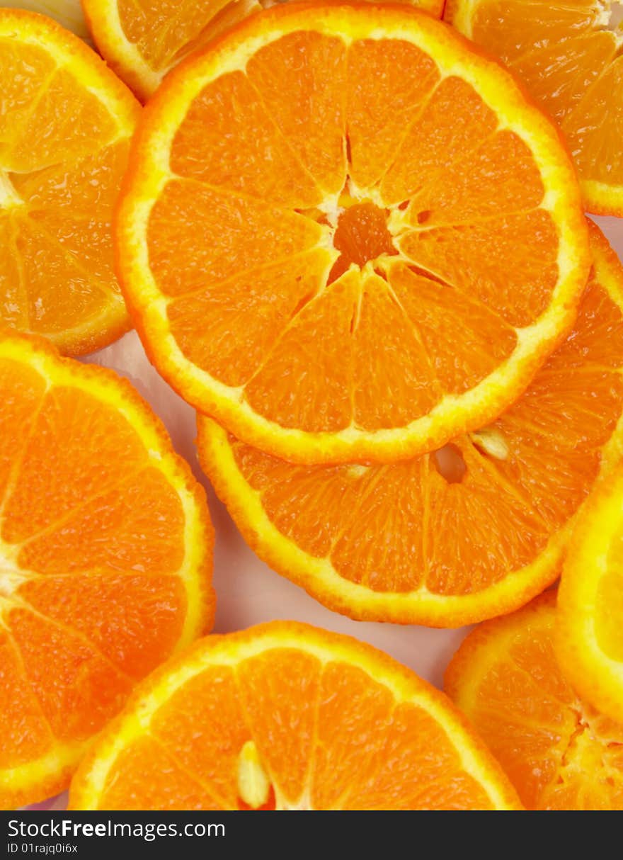 Background make with fresh oranges. Background make with fresh oranges