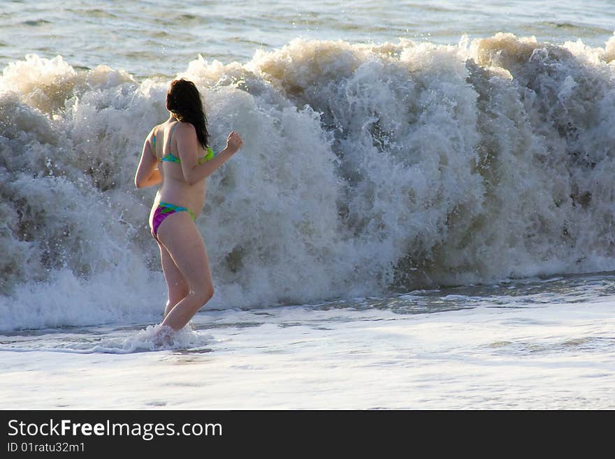 A Girl Against The Storm