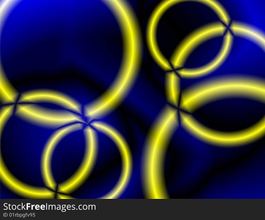 Abstract blue curves background with wave pattern. Abstract blue curves background with wave pattern