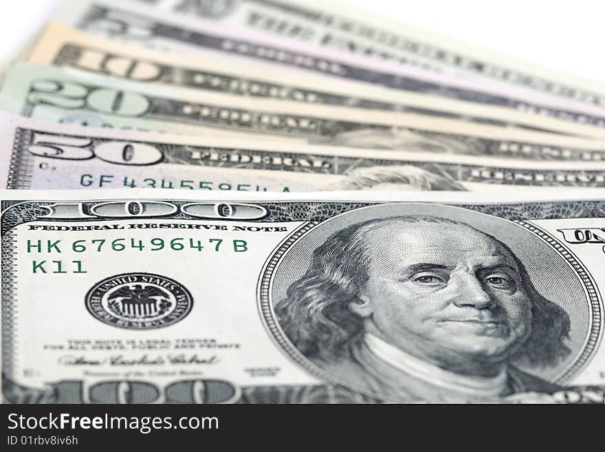 US Dollar banknotes